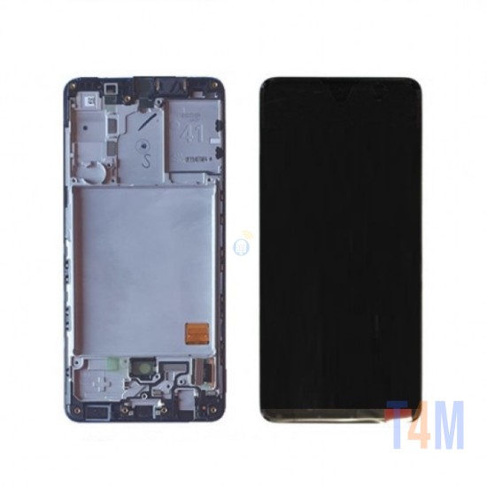 TOUCH+DISPLAY+FRAME SAMSUNG GALAXY A41/A415 PRETO (SERVICE PACK GH82-22860A)